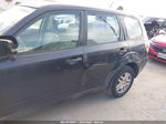 2010 Subaru Forester 2.5x Black vin: JF2SH6AC8AH730482