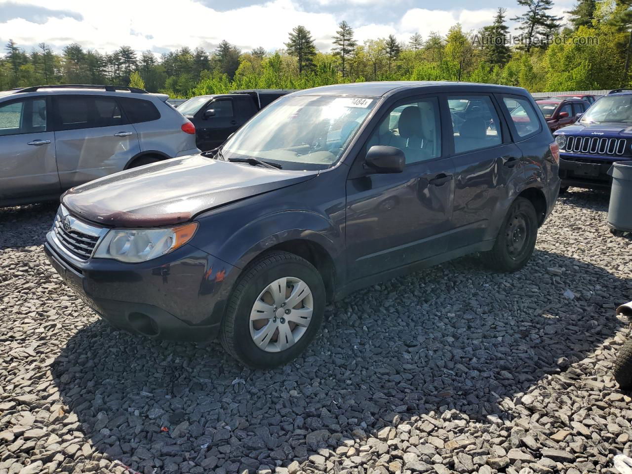 2010 Subaru Forester 2.5x Синий vin: JF2SH6AC8AH755219