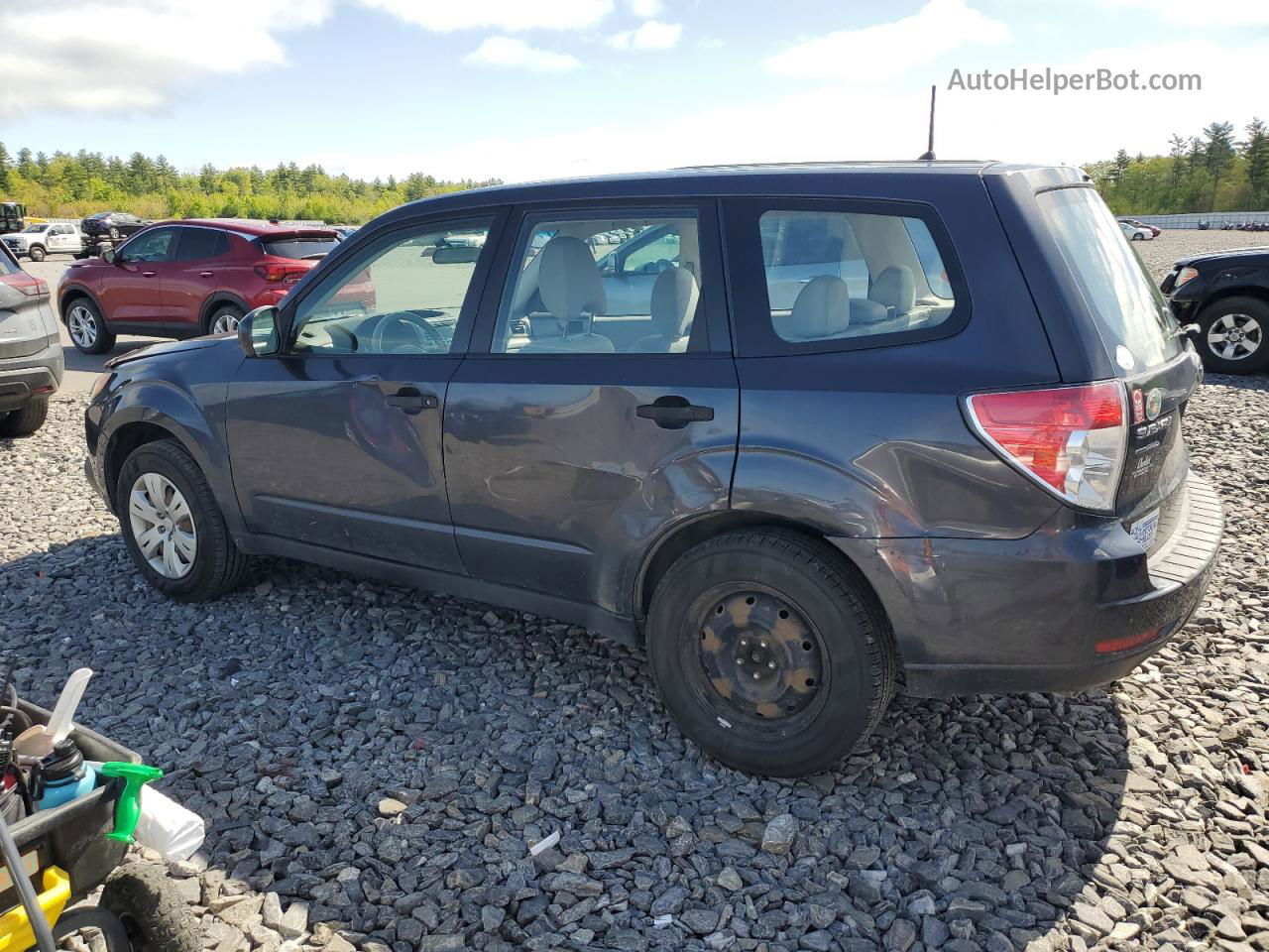 2010 Subaru Forester 2.5x Blue vin: JF2SH6AC8AH755219