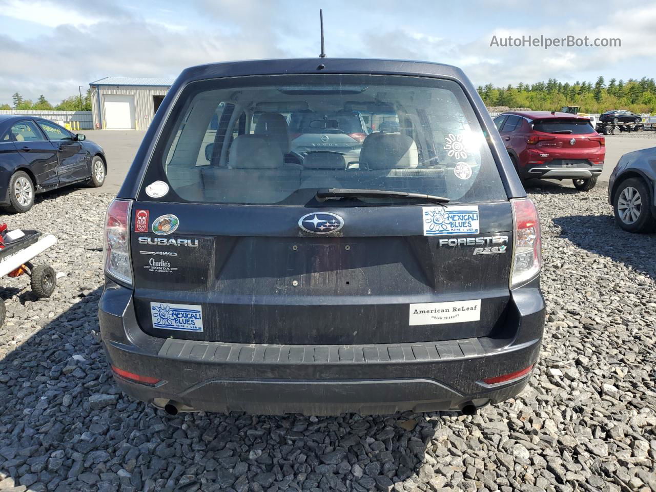 2010 Subaru Forester 2.5x Blue vin: JF2SH6AC8AH755219