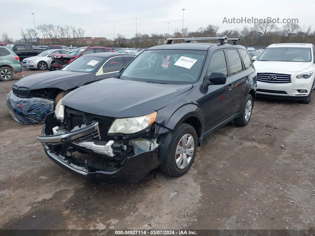 2010 Subaru Forester 2.5x Gray vin: JF2SH6AC9AH724318