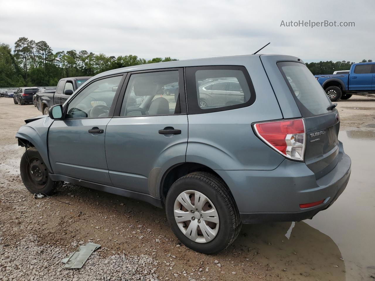 2010 Subaru Forester 2.5x Синий vin: JF2SH6AC9AH733150