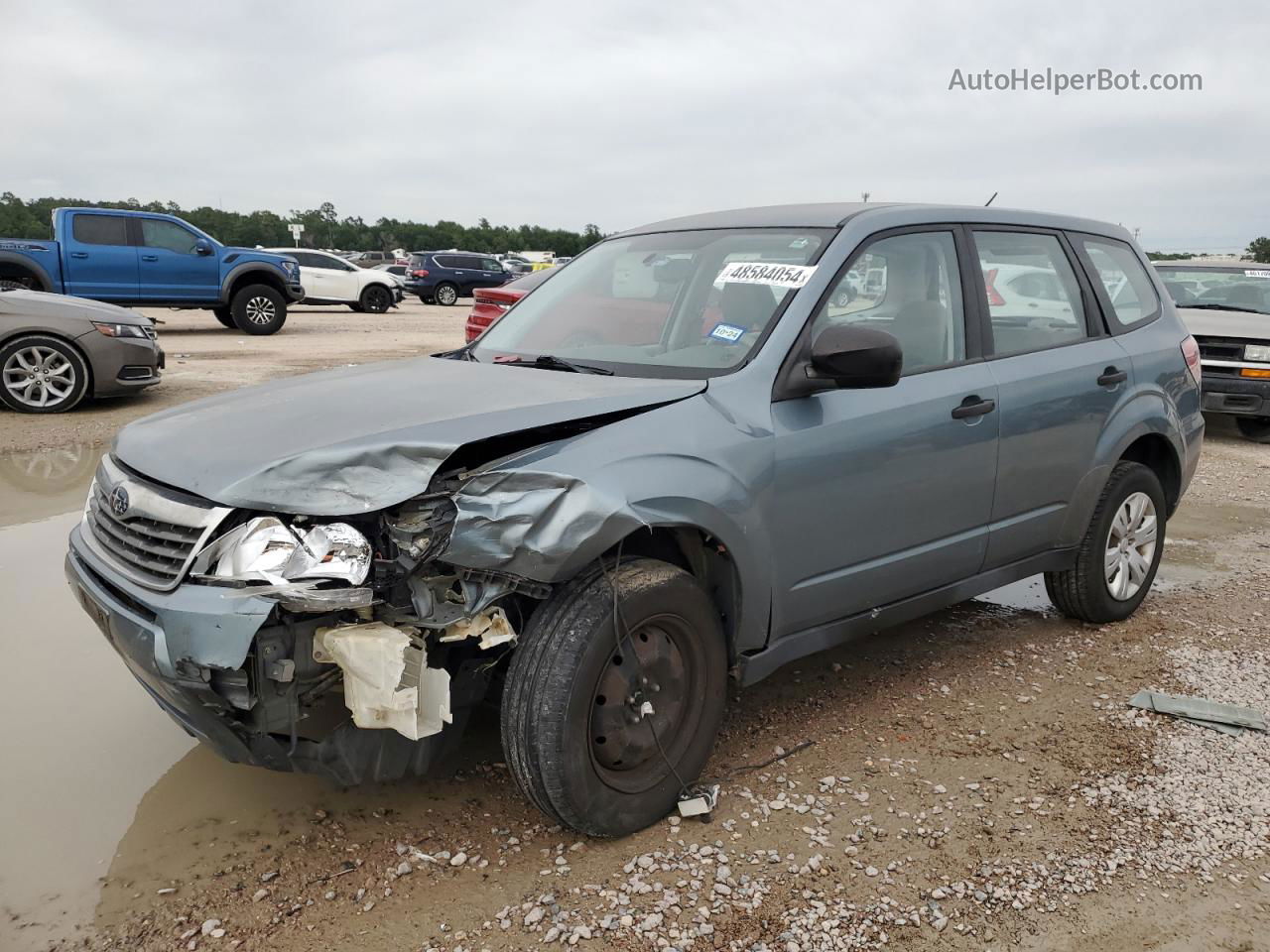 2010 Subaru Forester 2.5x Синий vin: JF2SH6AC9AH733150