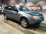 2010 Subaru Forester Xs Turquoise vin: JF2SH6BC0AH906908