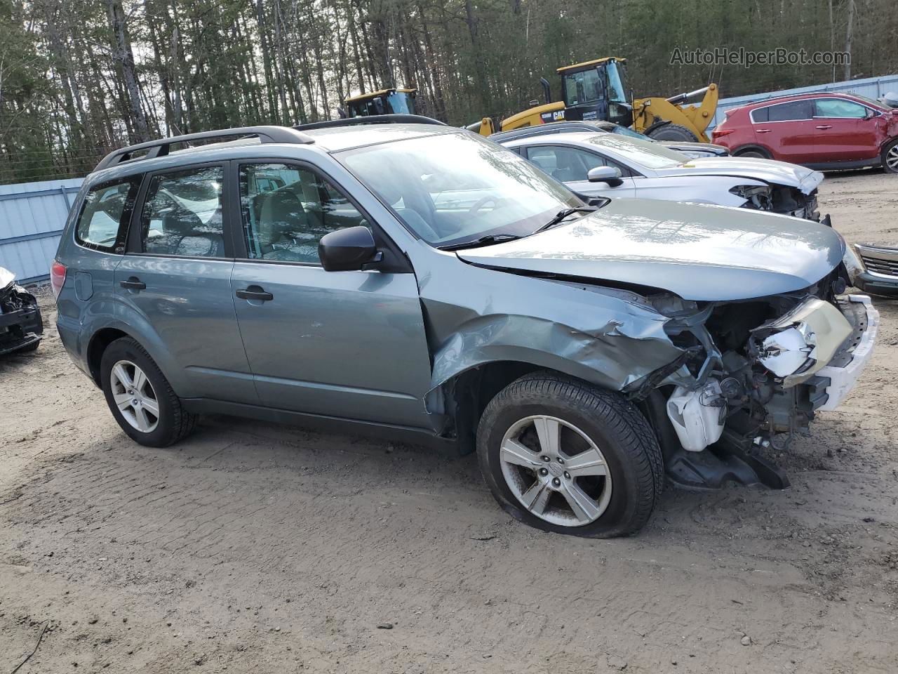 2010 Subaru Forester Xs Teal vin: JF2SH6BC1AH909235