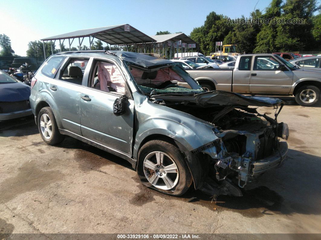 2010 Subaru Forester 2.5x Blue vin: JF2SH6BC3AH764358