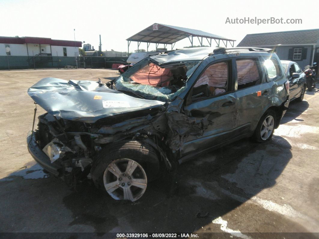 2010 Subaru Forester 2.5x Синий vin: JF2SH6BC3AH764358