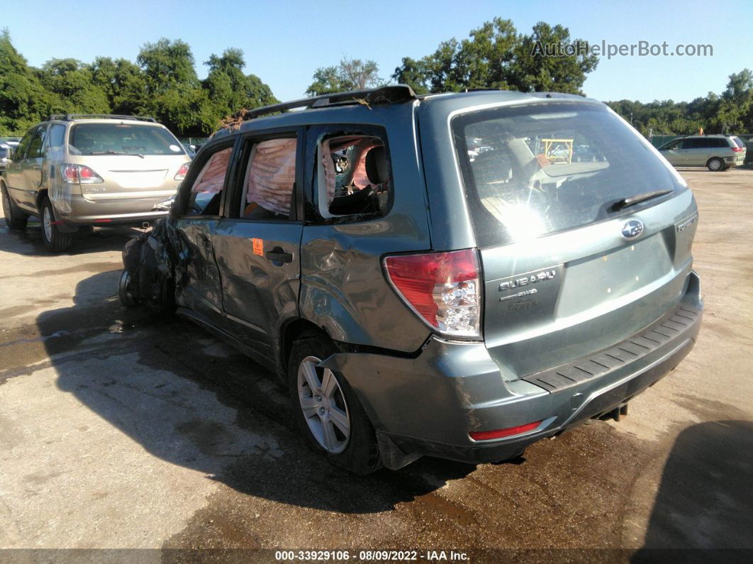 2010 Subaru Forester 2.5x Blue vin: JF2SH6BC3AH764358