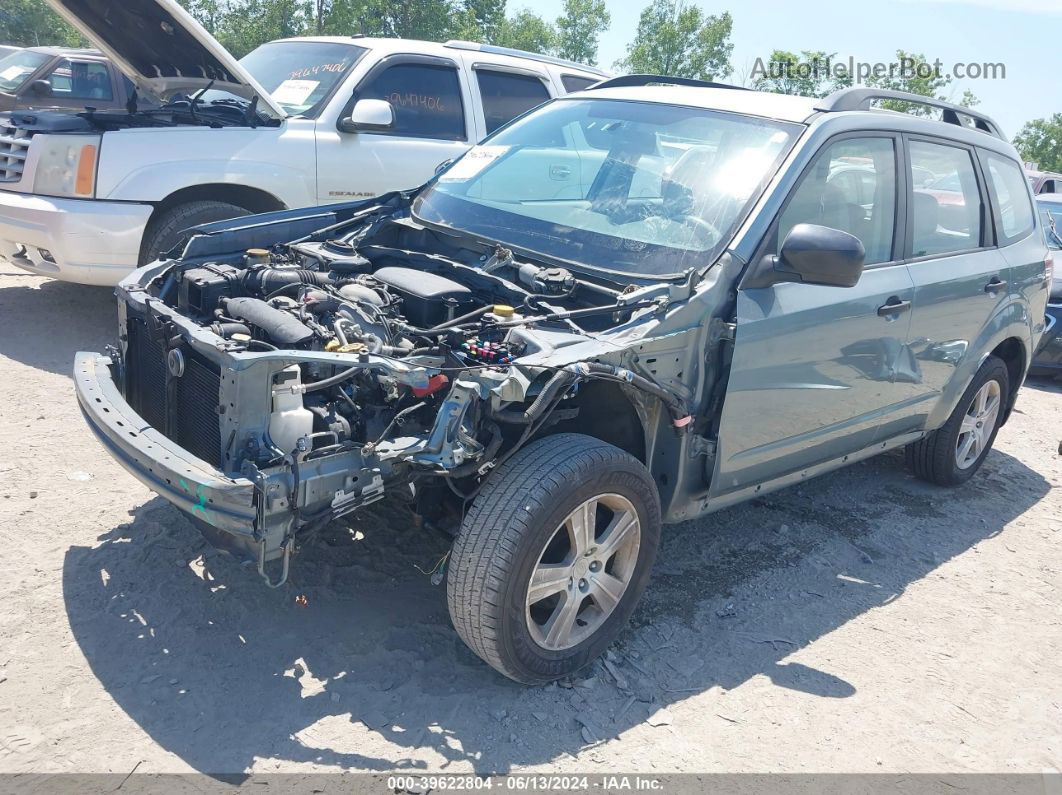 2010 Subaru Forester 2.5x Light Blue vin: JF2SH6BC3AH766059