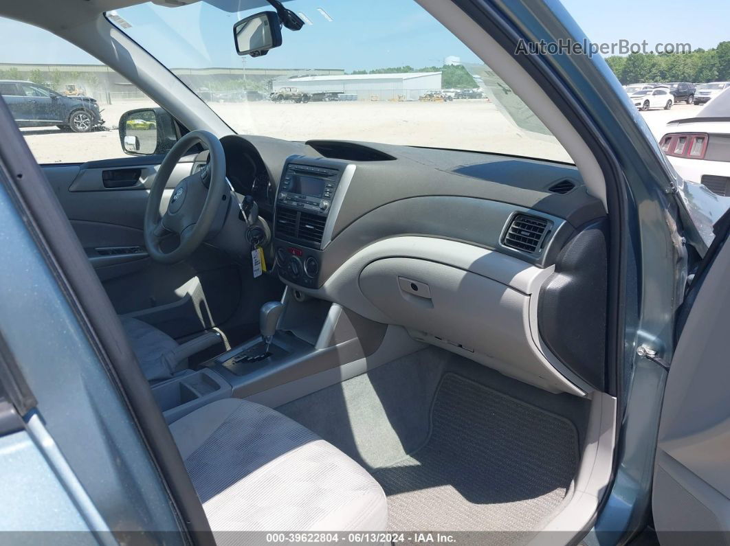 2010 Subaru Forester 2.5x Light Blue vin: JF2SH6BC3AH766059