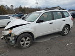 2010 Subaru Forester Xs White vin: JF2SH6BC3AH801795