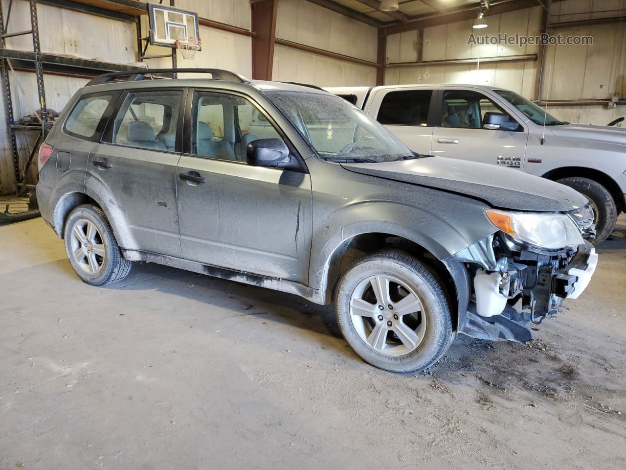 2010 Subaru Forester Xs Зеленый vin: JF2SH6BC4AH783002