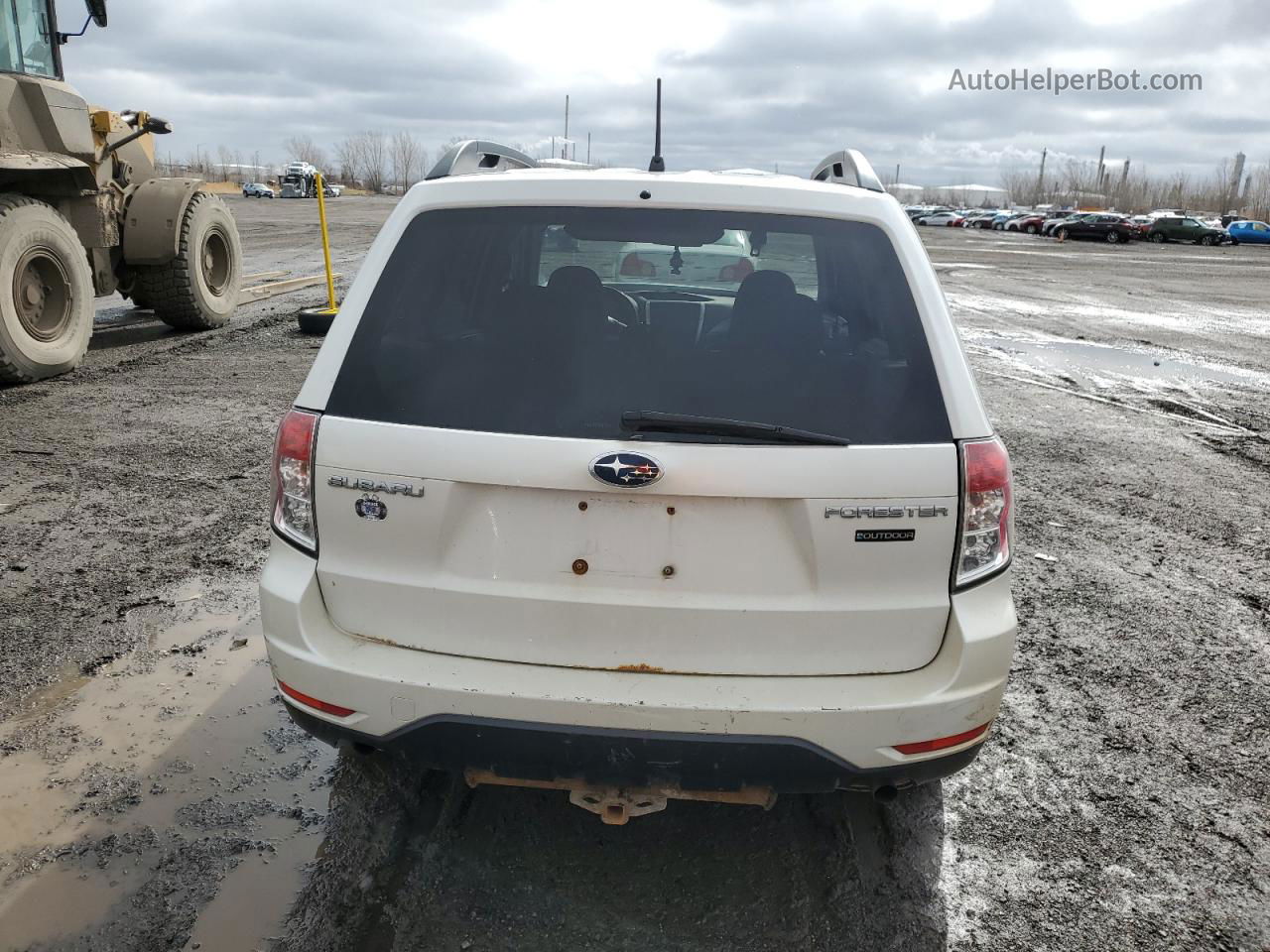 2010 Subaru Forester Xs White vin: JF2SH6BC6AH705787