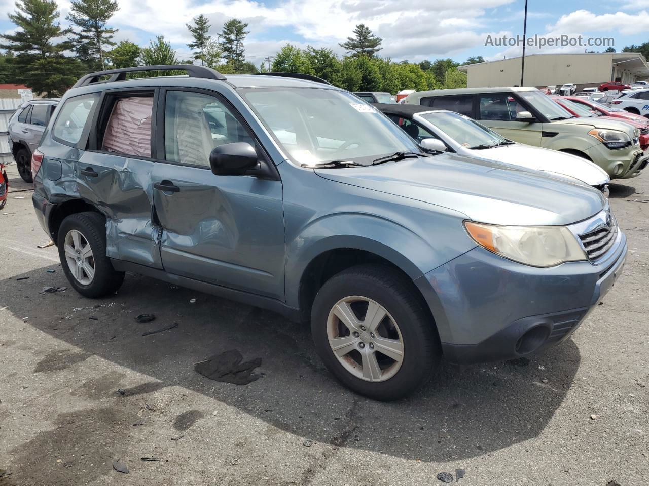 2010 Subaru Forester Xs Turquoise vin: JF2SH6BC6AH768405