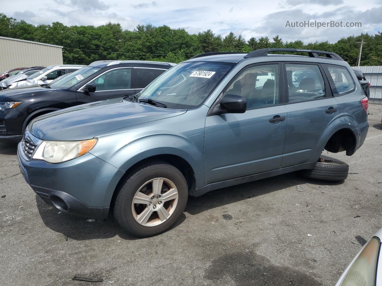 2010 Subaru Forester Xs Turquoise vin: JF2SH6BC6AH768405