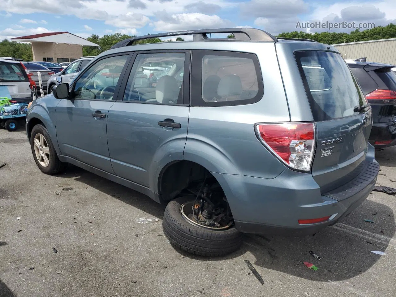 2010 Subaru Forester Xs Бирюзовый vin: JF2SH6BC6AH768405