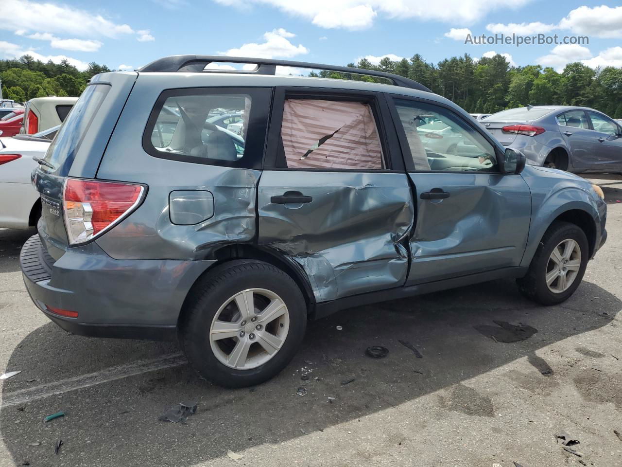 2010 Subaru Forester Xs Turquoise vin: JF2SH6BC6AH768405