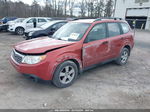 2010 Subaru Forester 2.5x Красный vin: JF2SH6BC9AG794521