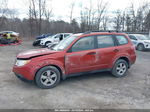 2010 Subaru Forester 2.5x Red vin: JF2SH6BC9AG794521