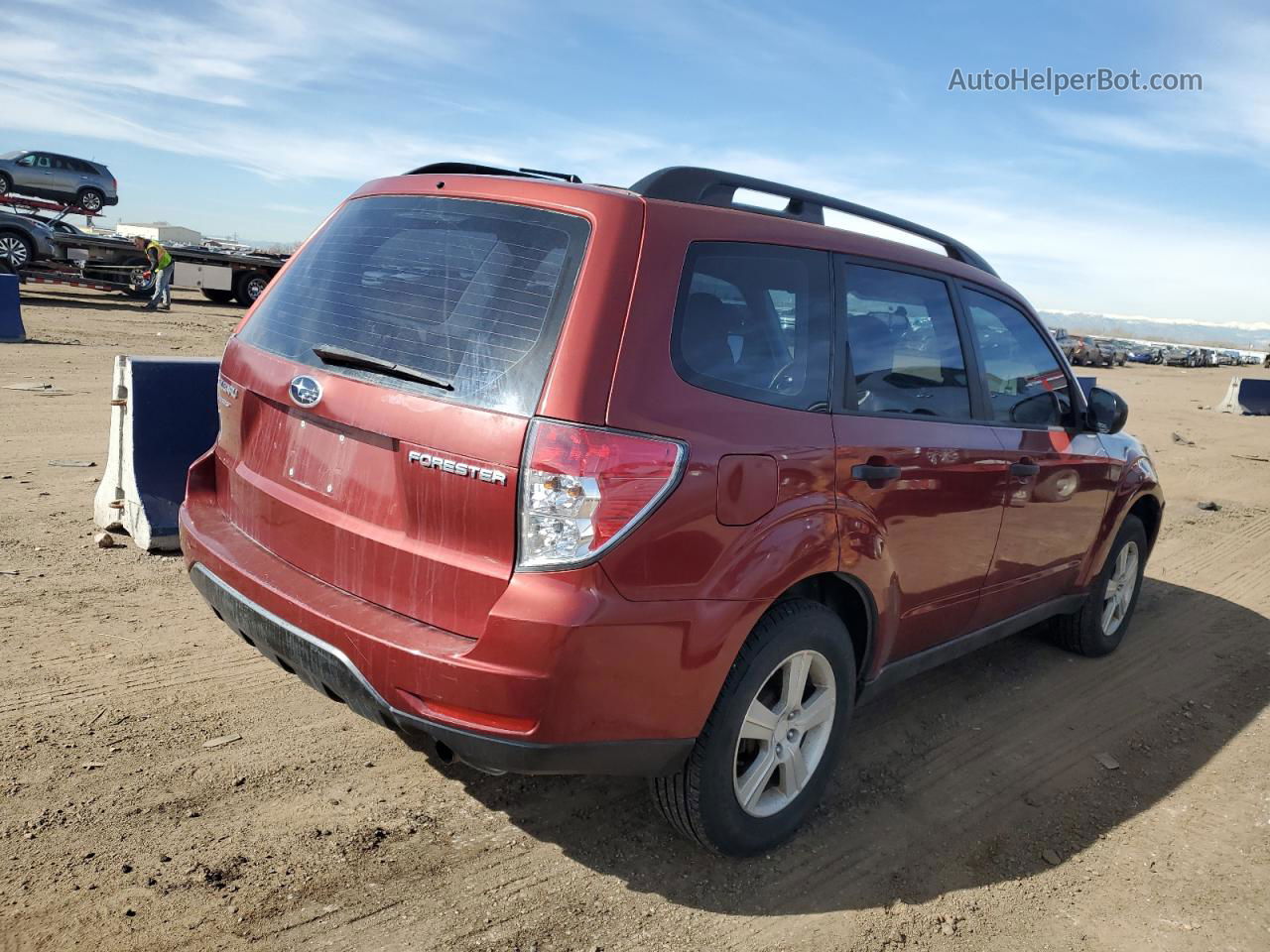 2010 Subaru Forester Xs Red vin: JF2SH6BC9AG796446