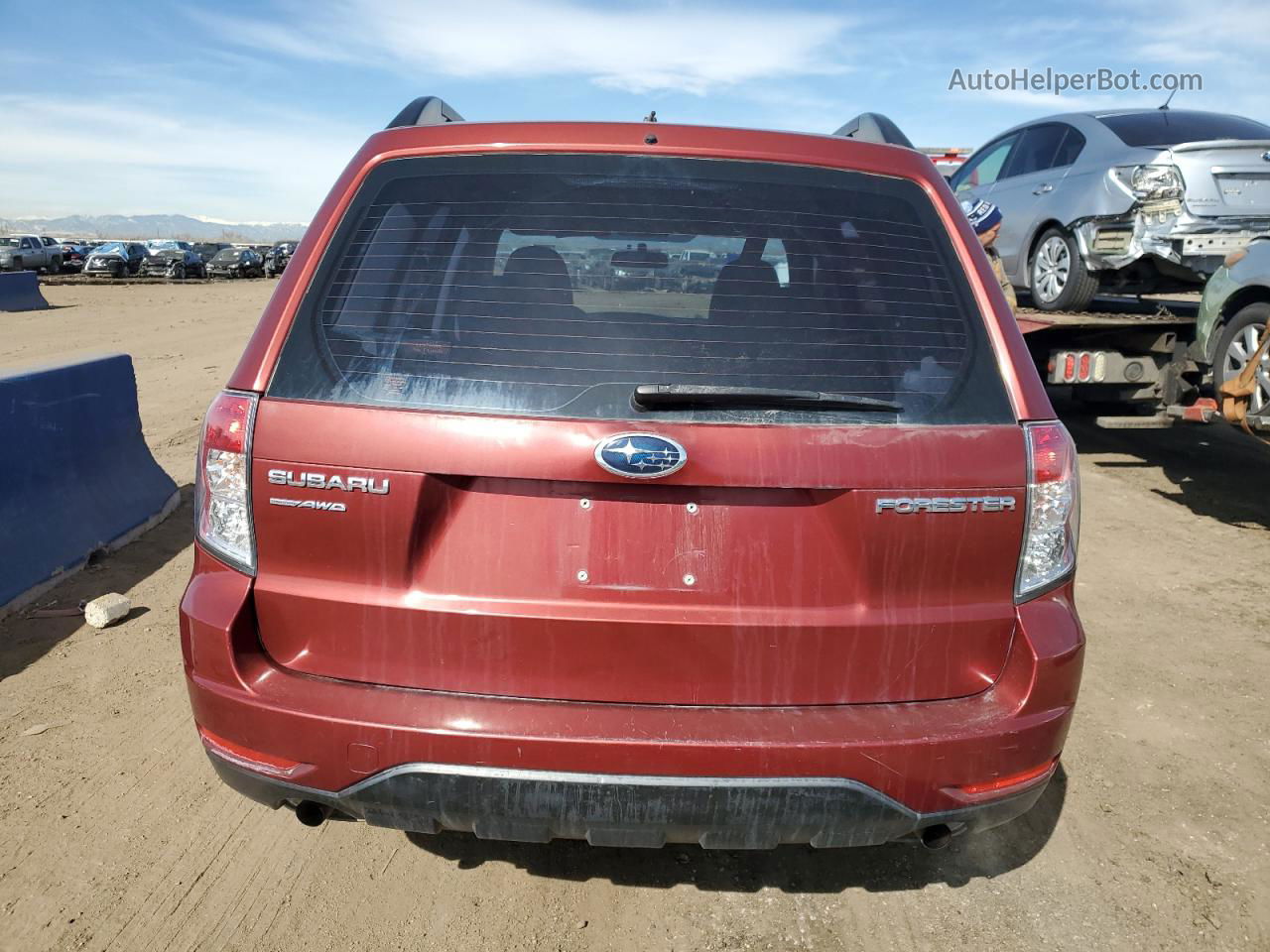 2010 Subaru Forester Xs Red vin: JF2SH6BC9AG796446