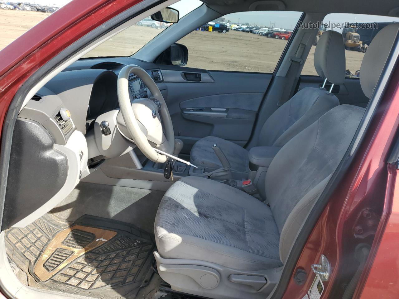 2010 Subaru Forester Xs Red vin: JF2SH6BC9AG796446