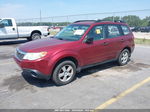 2010 Subaru Forester 2.5x Red vin: JF2SH6BC9AH789037