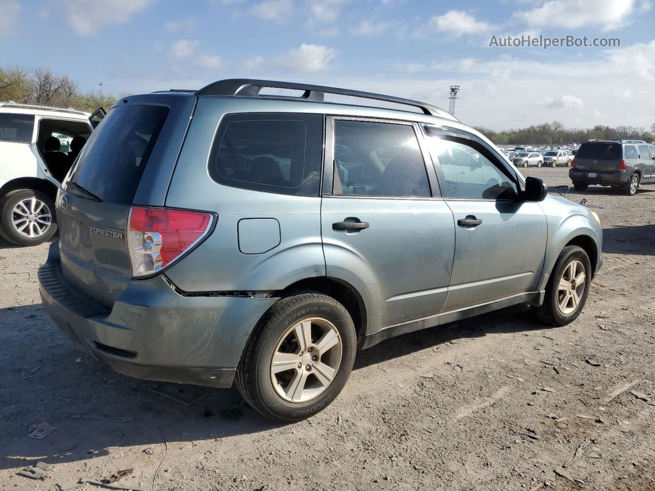 2010 Subaru Forester Xs Бирюзовый vin: JF2SH6BC9AH916739