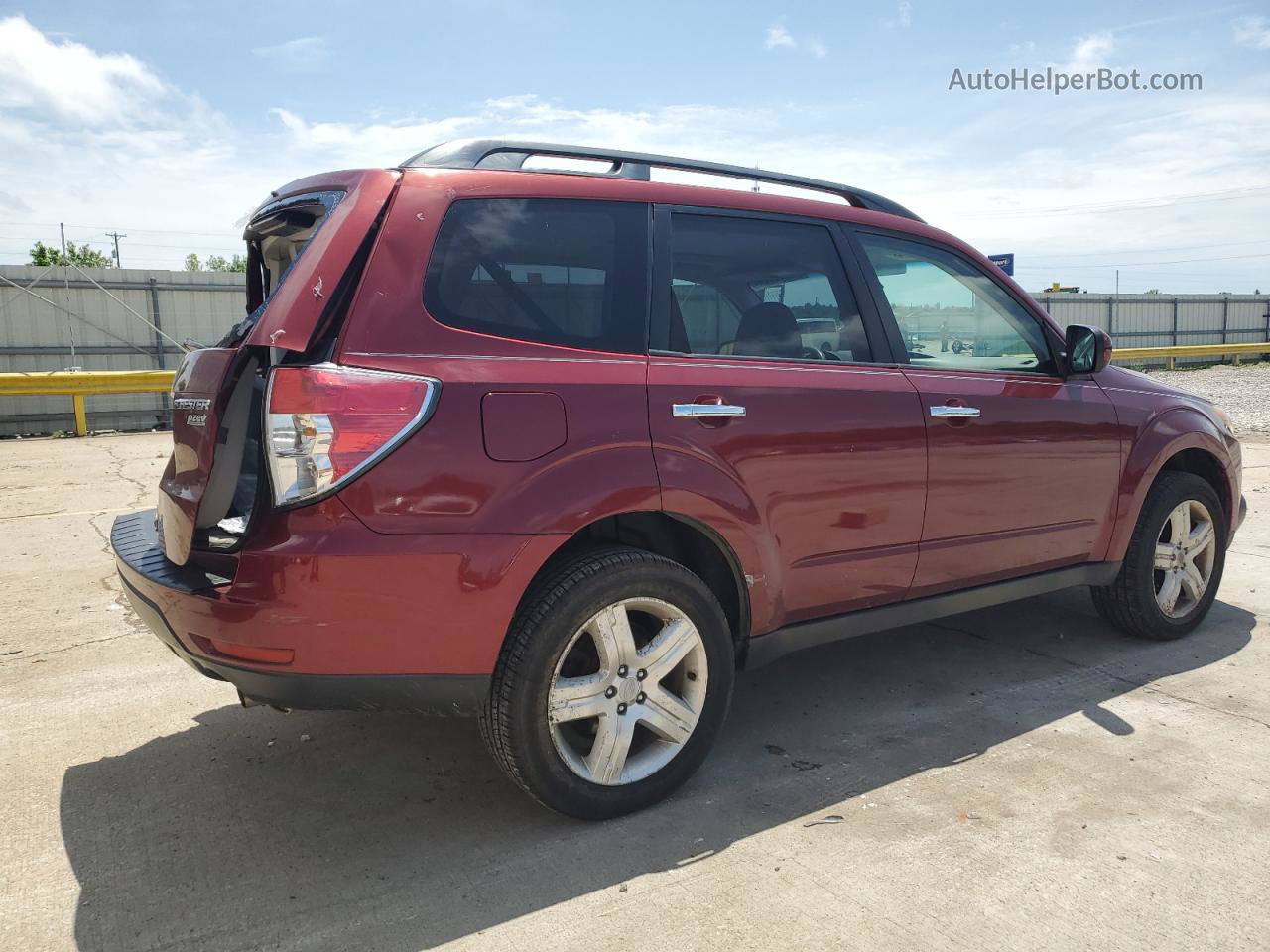 2010 Subaru Forester 2.5x Premium Maroon vin: JF2SH6CC0AH789023