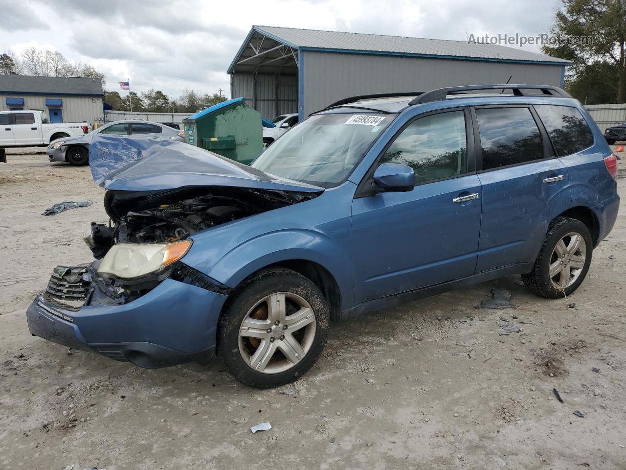 2010 Subaru Forester 2.5x Premium Blue vin: JF2SH6CC0AH801185