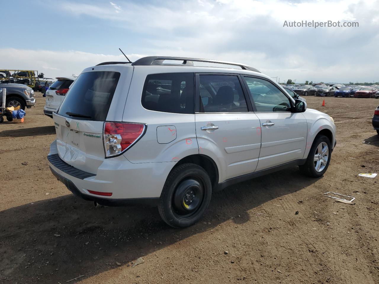 2010 Subaru Forester 2.5x Premium White vin: JF2SH6CC1AH745922