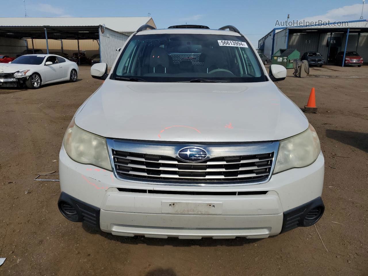 2010 Subaru Forester 2.5x Premium White vin: JF2SH6CC1AH745922