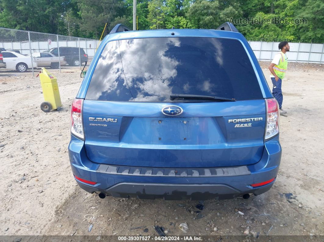 2010 Subaru Forester 2.5x Premium Blue vin: JF2SH6CC1AH790245