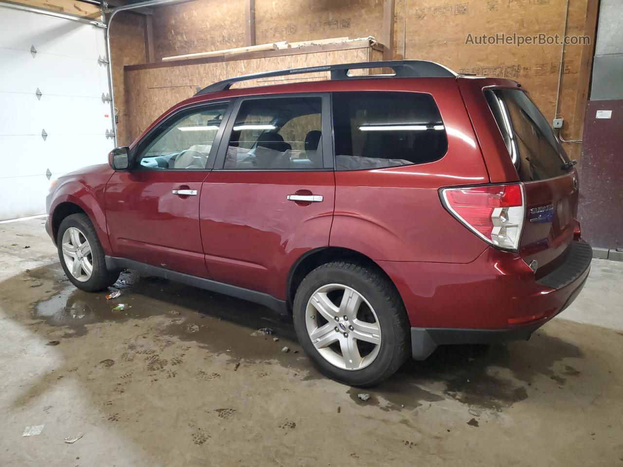 2010 Subaru Forester 2.5x Premium Maroon vin: JF2SH6CC2AH800202