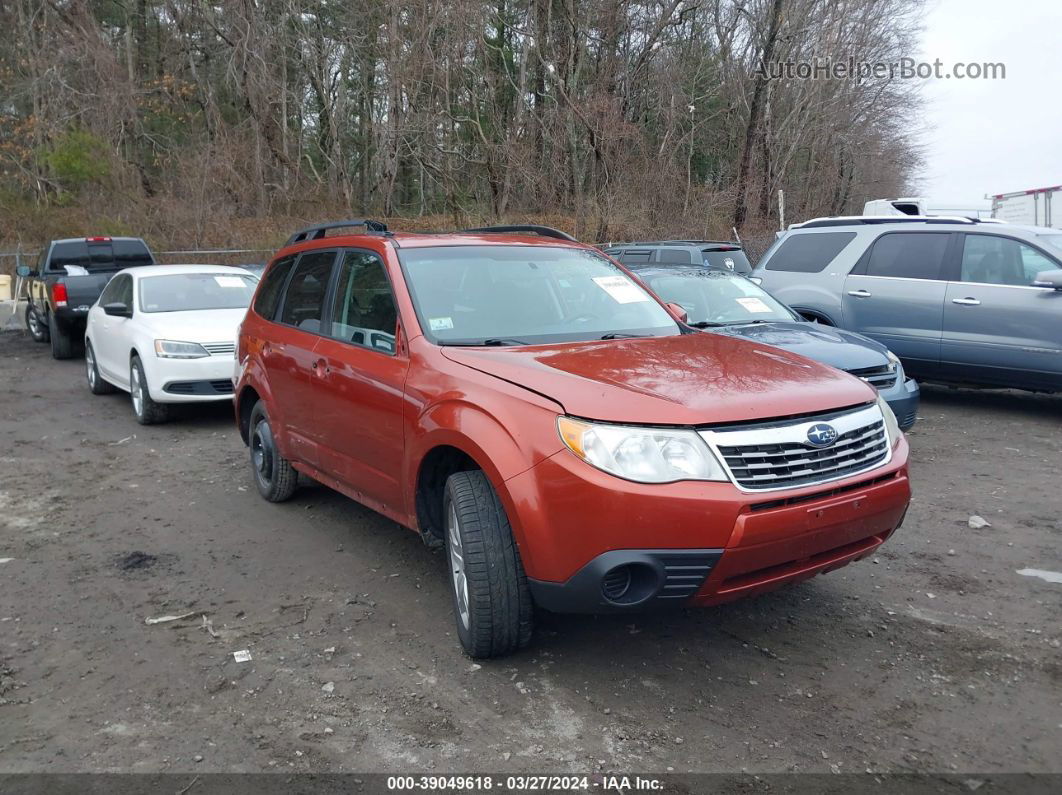 2010 Subaru Forester 2.5x Premium Orange vin: JF2SH6CC2AH910876