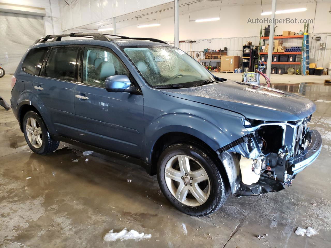 2010 Subaru Forester 2.5x Premium Blue vin: JF2SH6CC3AH701694