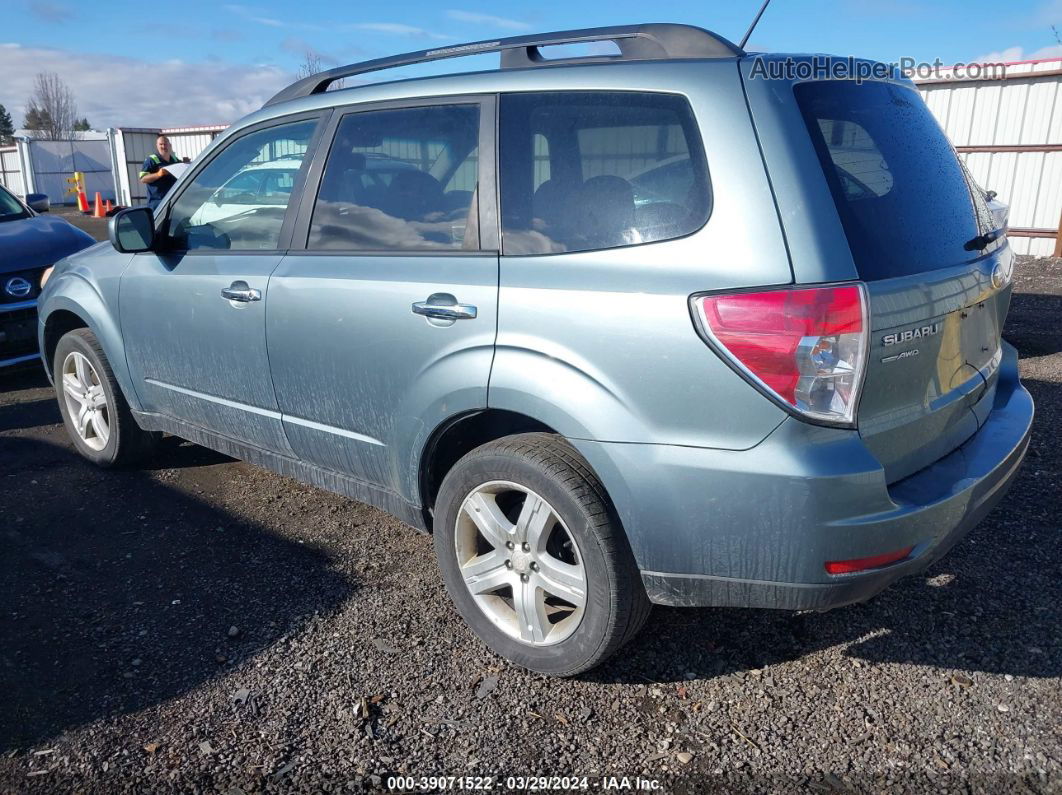 2010 Subaru Forester 2.5x Premium Light Blue vin: JF2SH6CC3AH907615