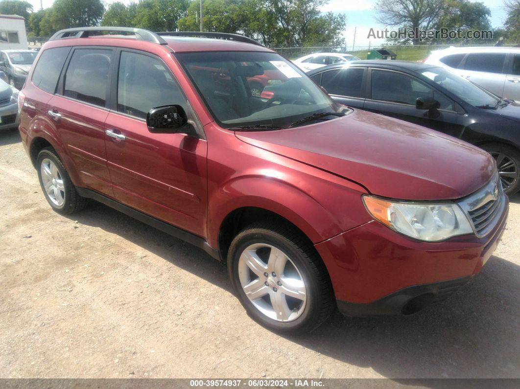 2010 Subaru Forester 2.5x Premium Red vin: JF2SH6CC5AH794363