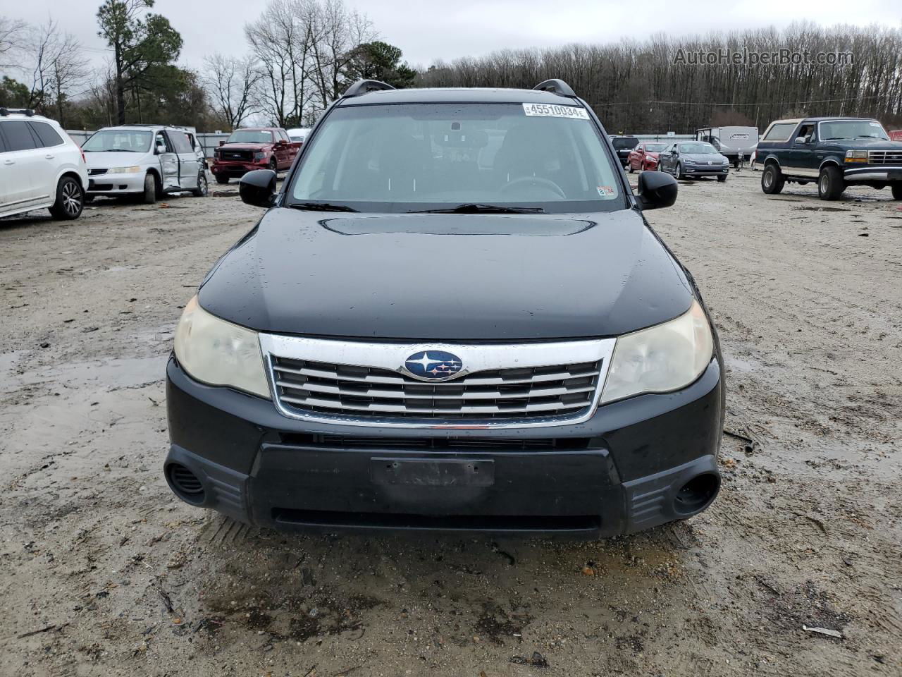 2010 Subaru Forester 2.5x Premium Black vin: JF2SH6CC6AG803447