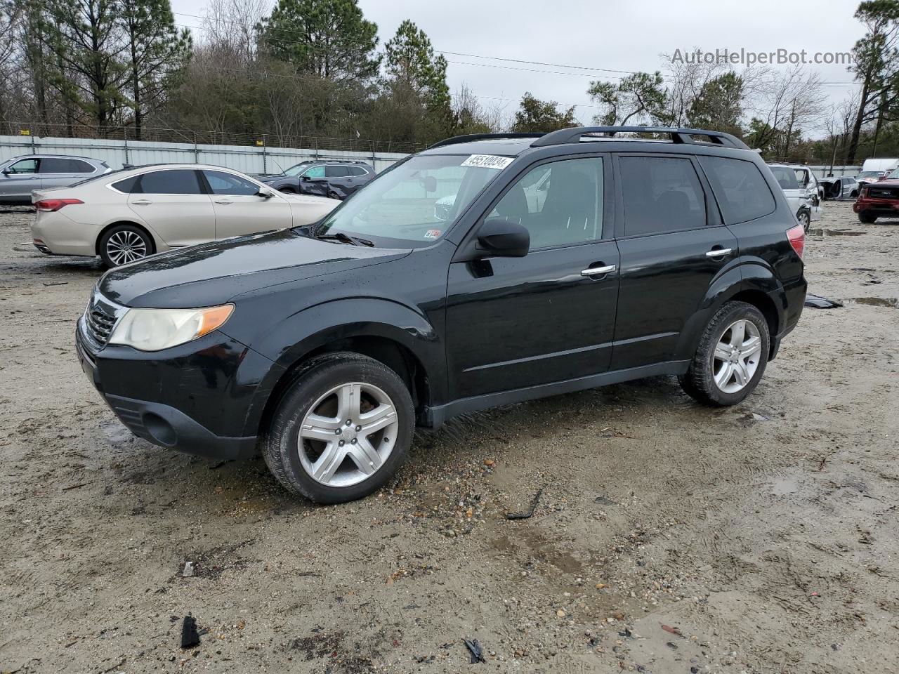 2010 Subaru Forester 2.5x Premium Black vin: JF2SH6CC6AG803447