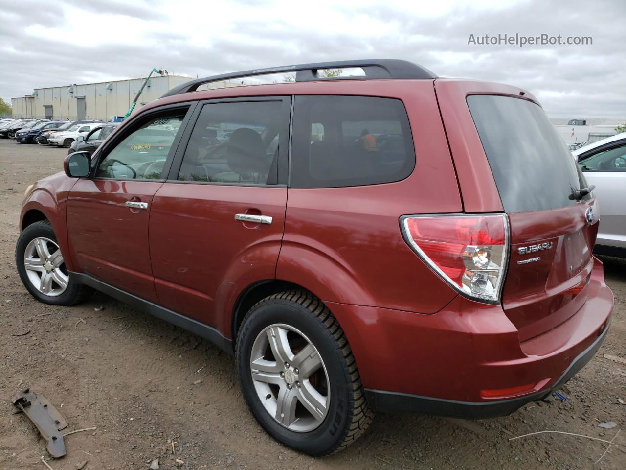 2010 Subaru Forester 2.5x Premium Бордовый vin: JF2SH6CC6AH704900