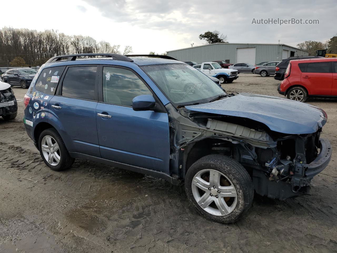 2010 Subaru Forester 2.5x Premium Blue vin: JF2SH6CC7AH739882