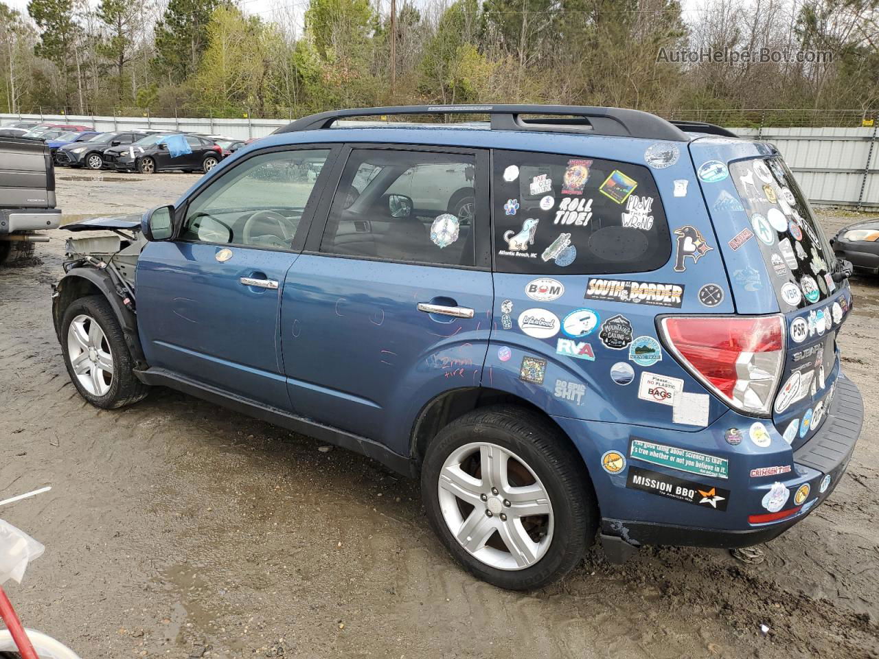 2010 Subaru Forester 2.5x Premium Blue vin: JF2SH6CC7AH739882