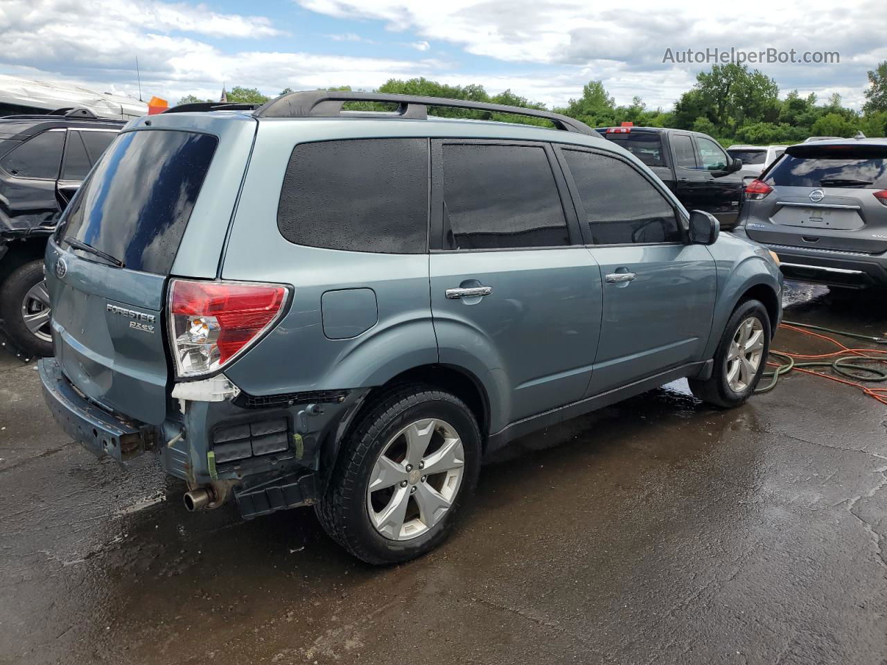 2010 Subaru Forester 2.5x Premium Blue vin: JF2SH6CC8AH909148