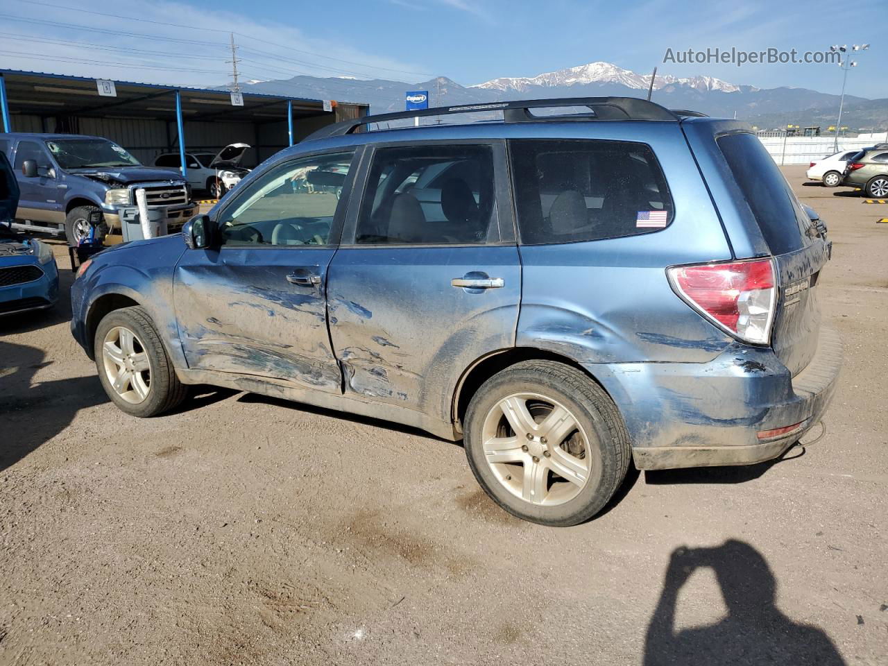 2010 Subaru Forester 2.5x Premium Синий vin: JF2SH6CC9AG760996