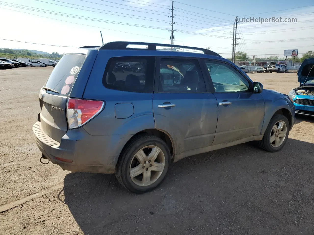 2010 Subaru Forester 2.5x Premium Синий vin: JF2SH6CC9AG760996