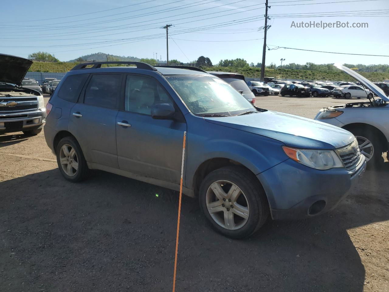 2010 Subaru Forester 2.5x Premium Синий vin: JF2SH6CC9AG760996