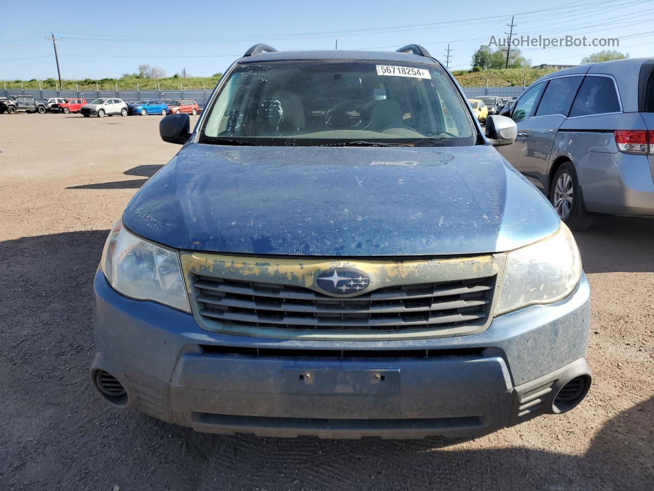 2010 Subaru Forester 2.5x Premium Синий vin: JF2SH6CC9AG760996