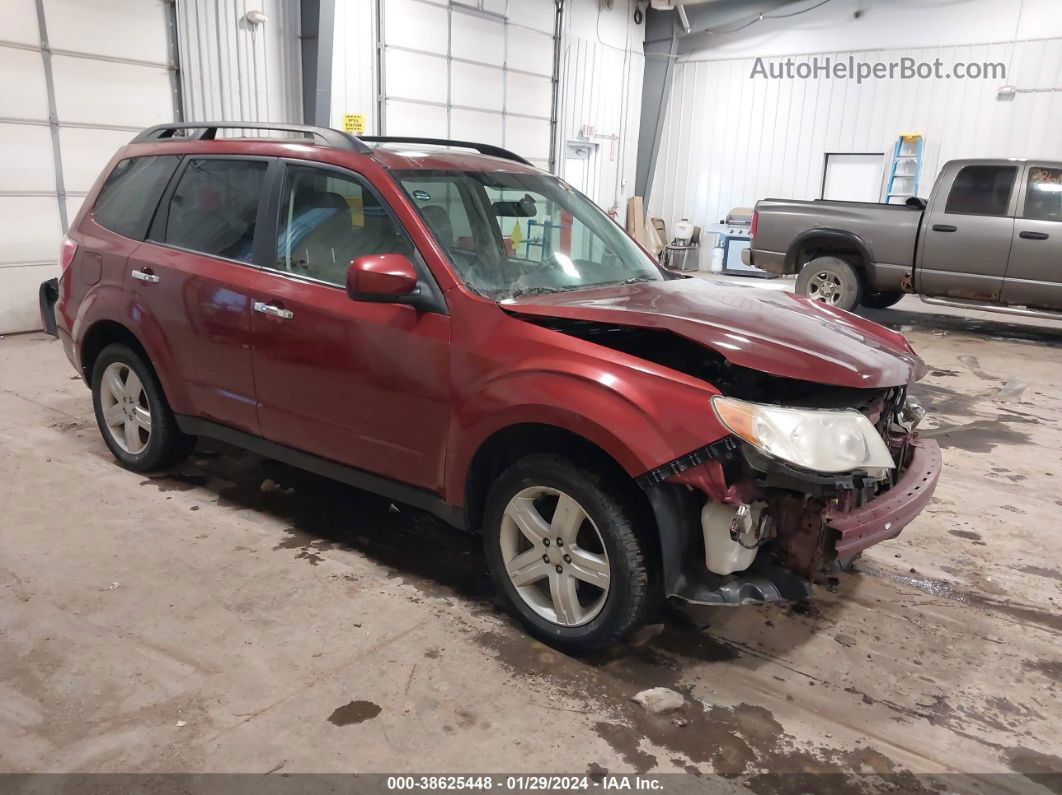 2010 Subaru Forester 2.5x Premium Maroon vin: JF2SH6CC9AH739138