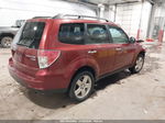 2010 Subaru Forester 2.5x Premium Maroon vin: JF2SH6CC9AH739138